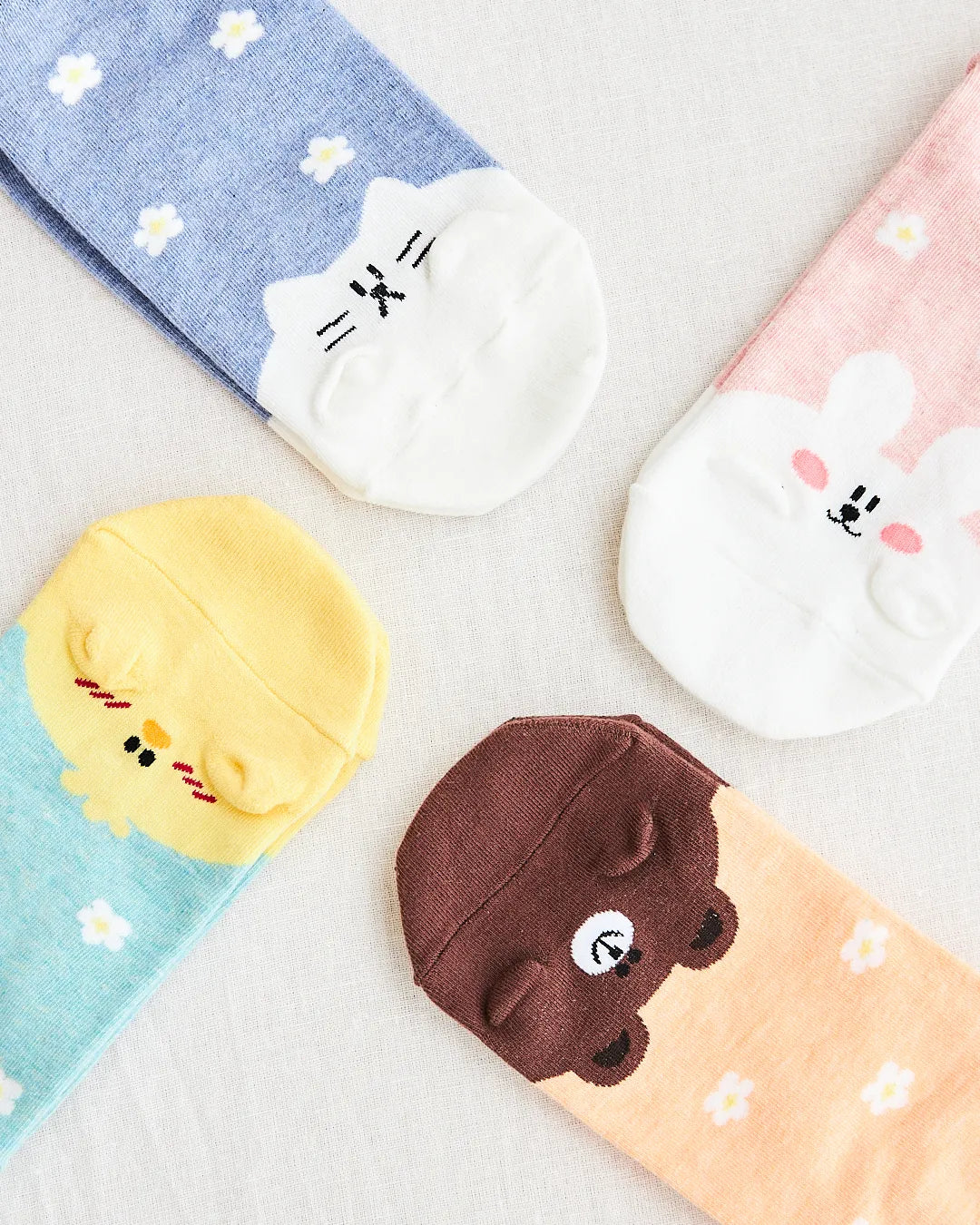 chaussettes kakao colorées