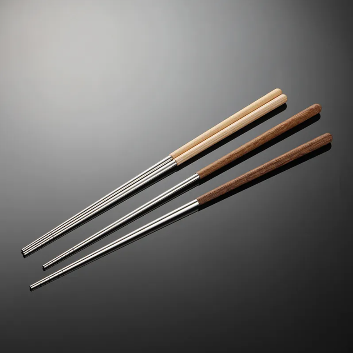 BAGUETTES DE CUISINE - BOIS ET INOX