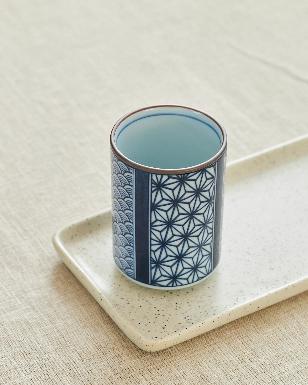 mug tasse thé bleu japon