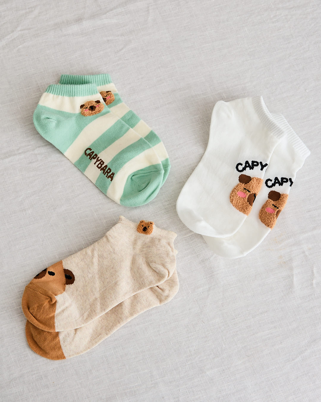 CHAUSSETTES CAPYBARA JAGEUN - RAYURES