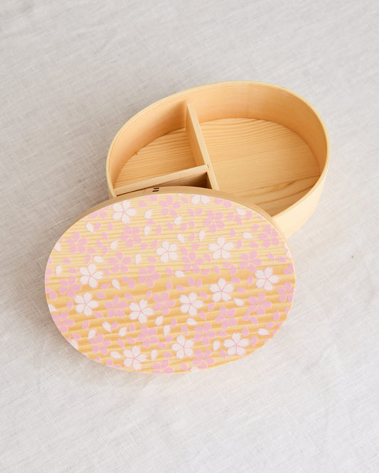bento bois fleurs