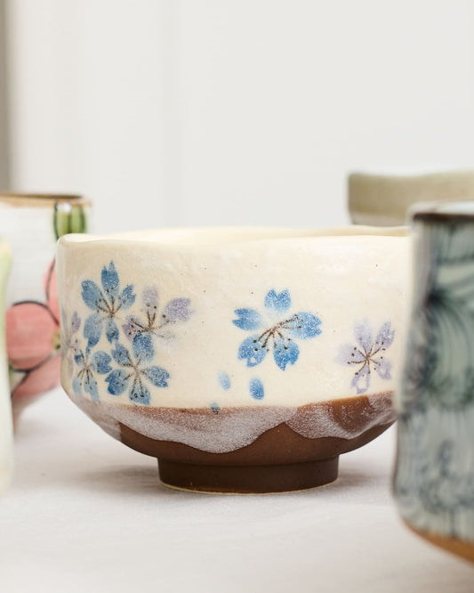 bol matcha sakura bleu