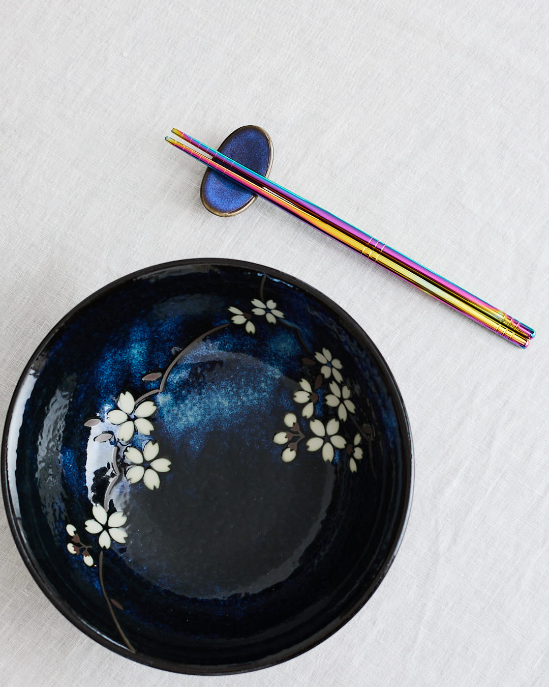 bol ramen bleu fleur