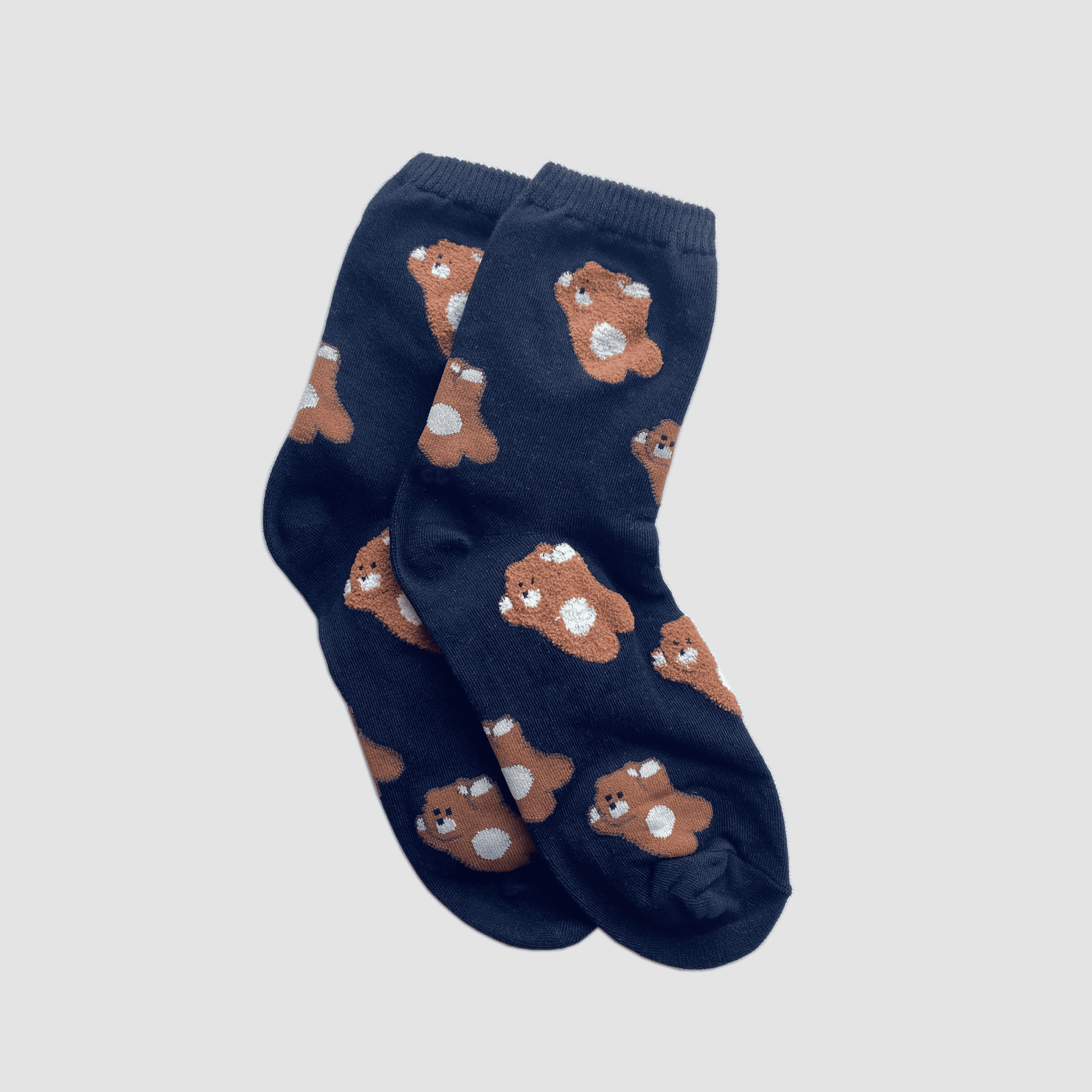 chaussettes ours brun boutique coréenne