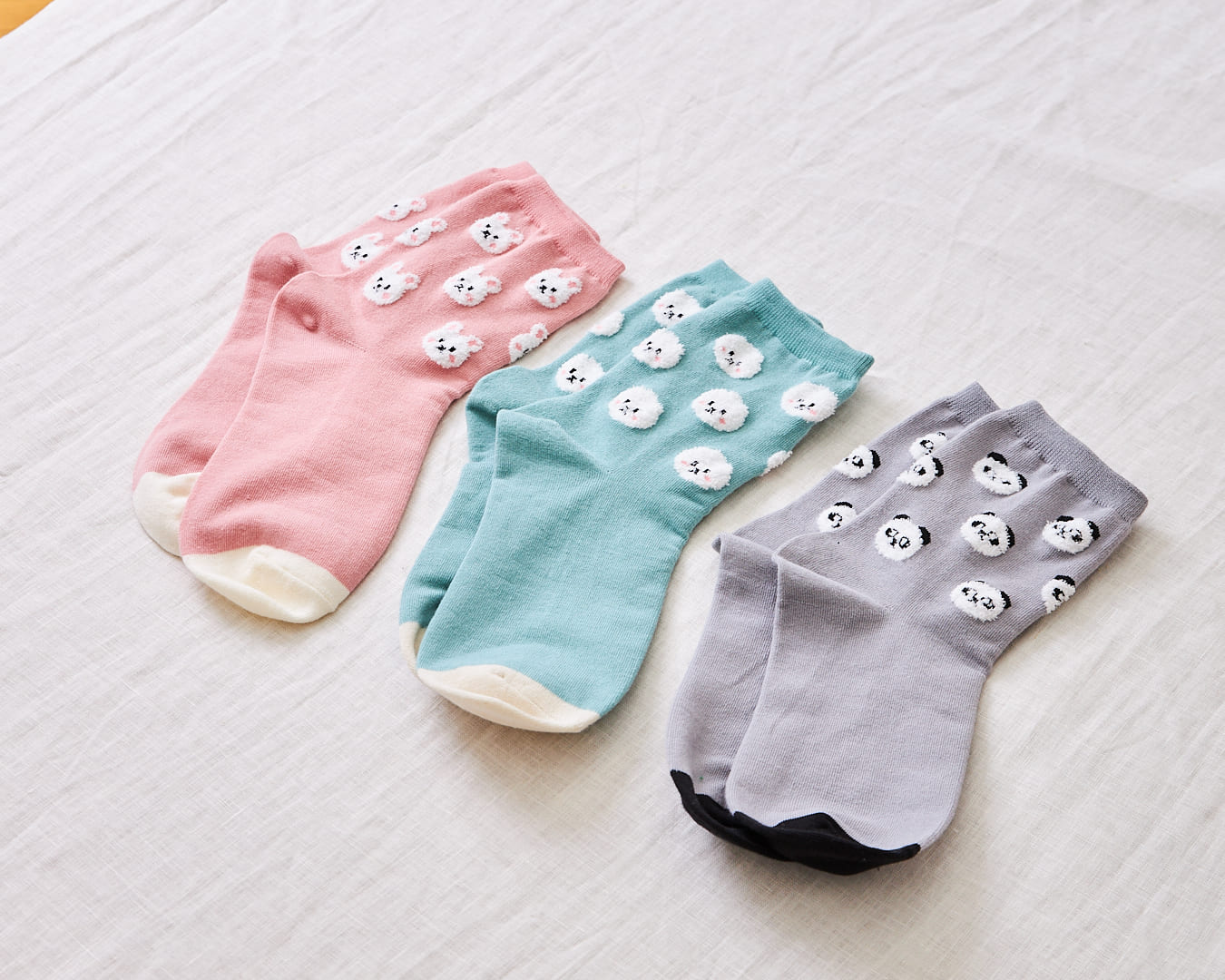 chaussettes kawaii corée du sud