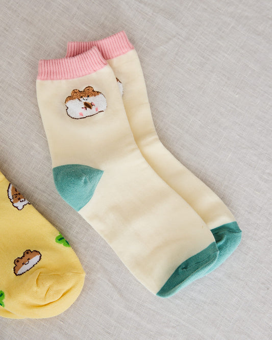 chaussettes hamster mignon