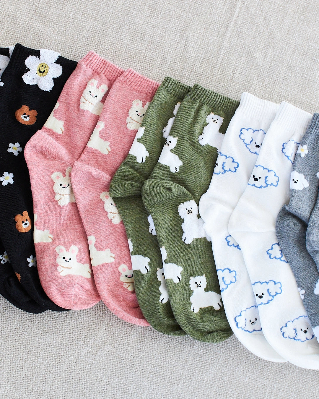 chaussettes mignonnes et confortables