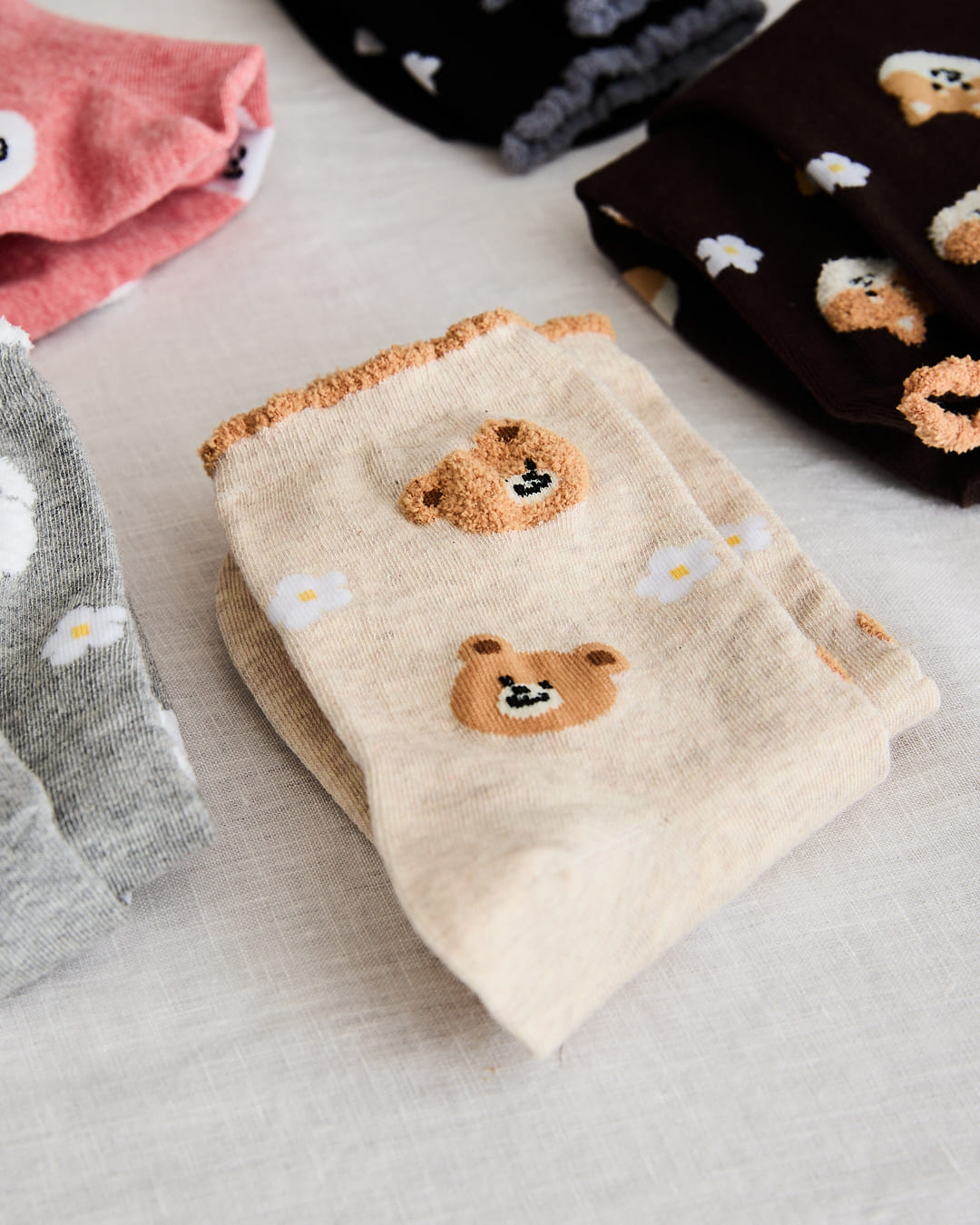 chaussettes ours femme