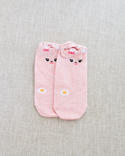 chaussettes souris rose