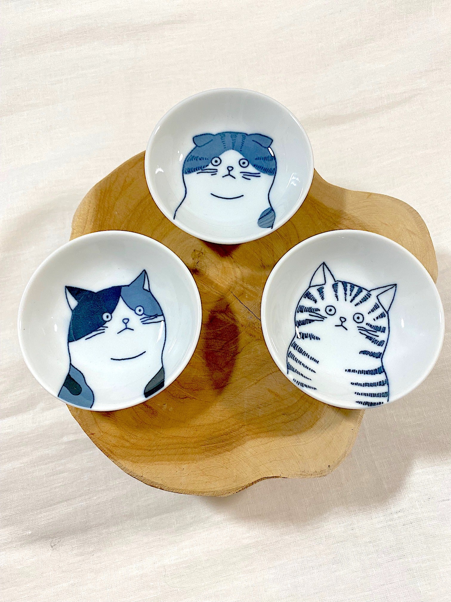 petits bols japonais chat