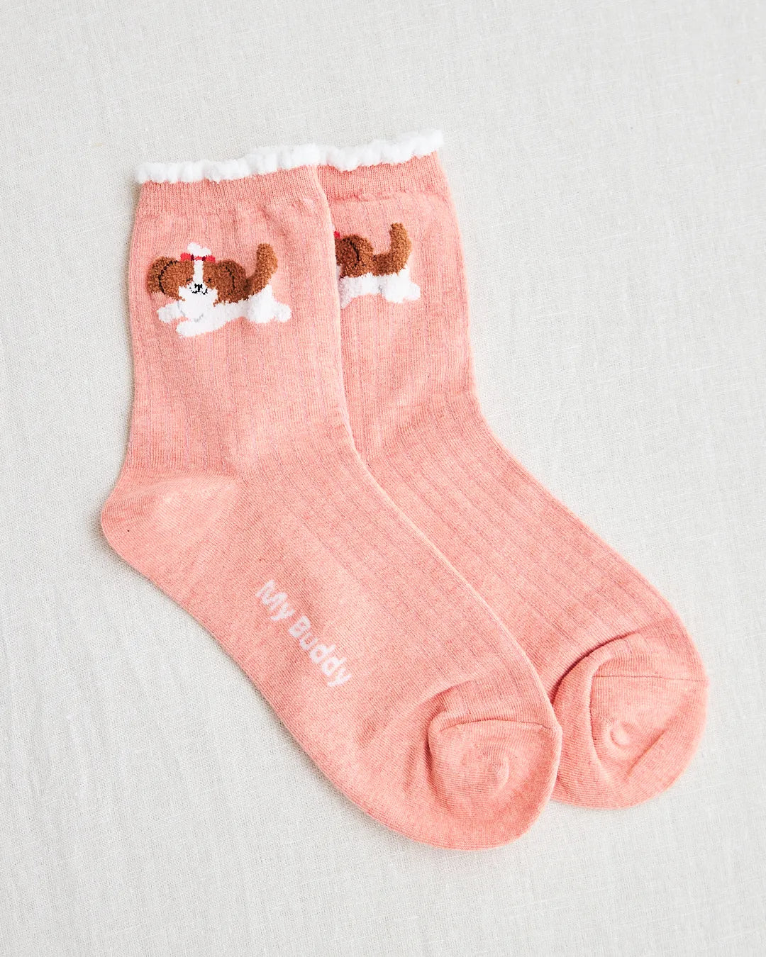 chaussettes chien tache