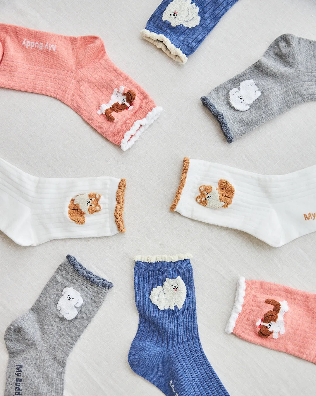 chaussettes pour fan aime chien