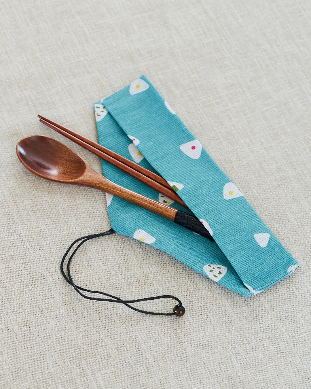 set cuillere baguettes en bois transportable