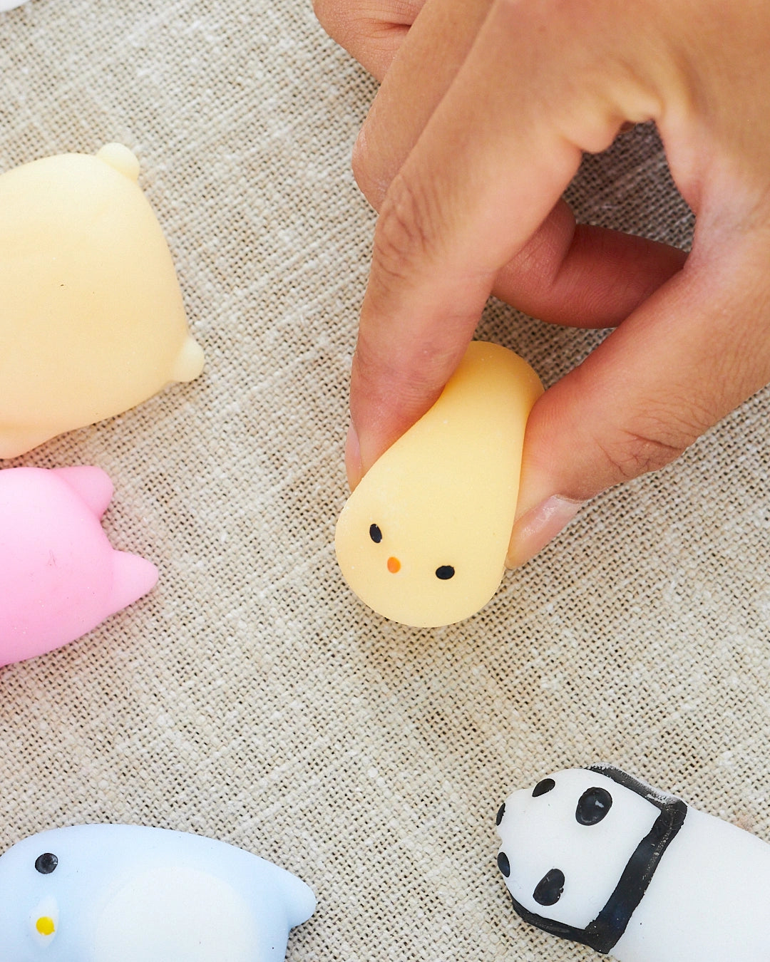 squishy poussin anti stress