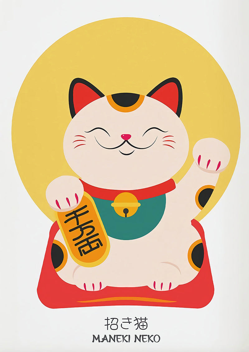 AFFICHE MANEKI NEKO - SEOUL STATION